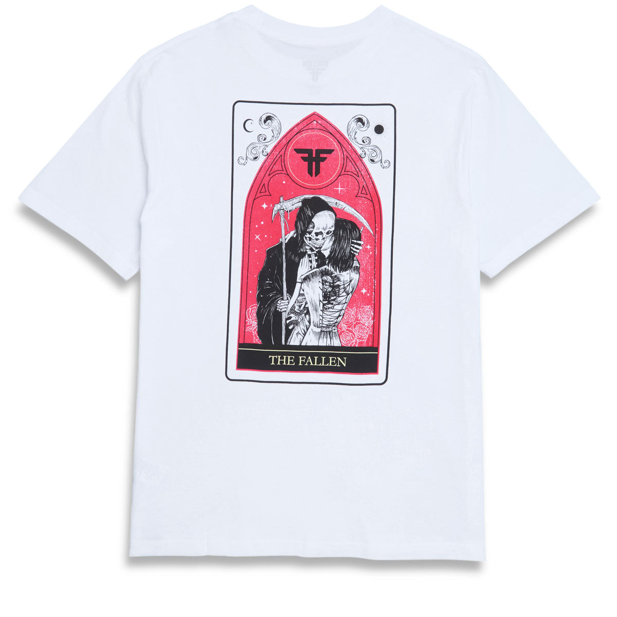 Fallen Death's Embrace T-Shirt - White/Red image 1