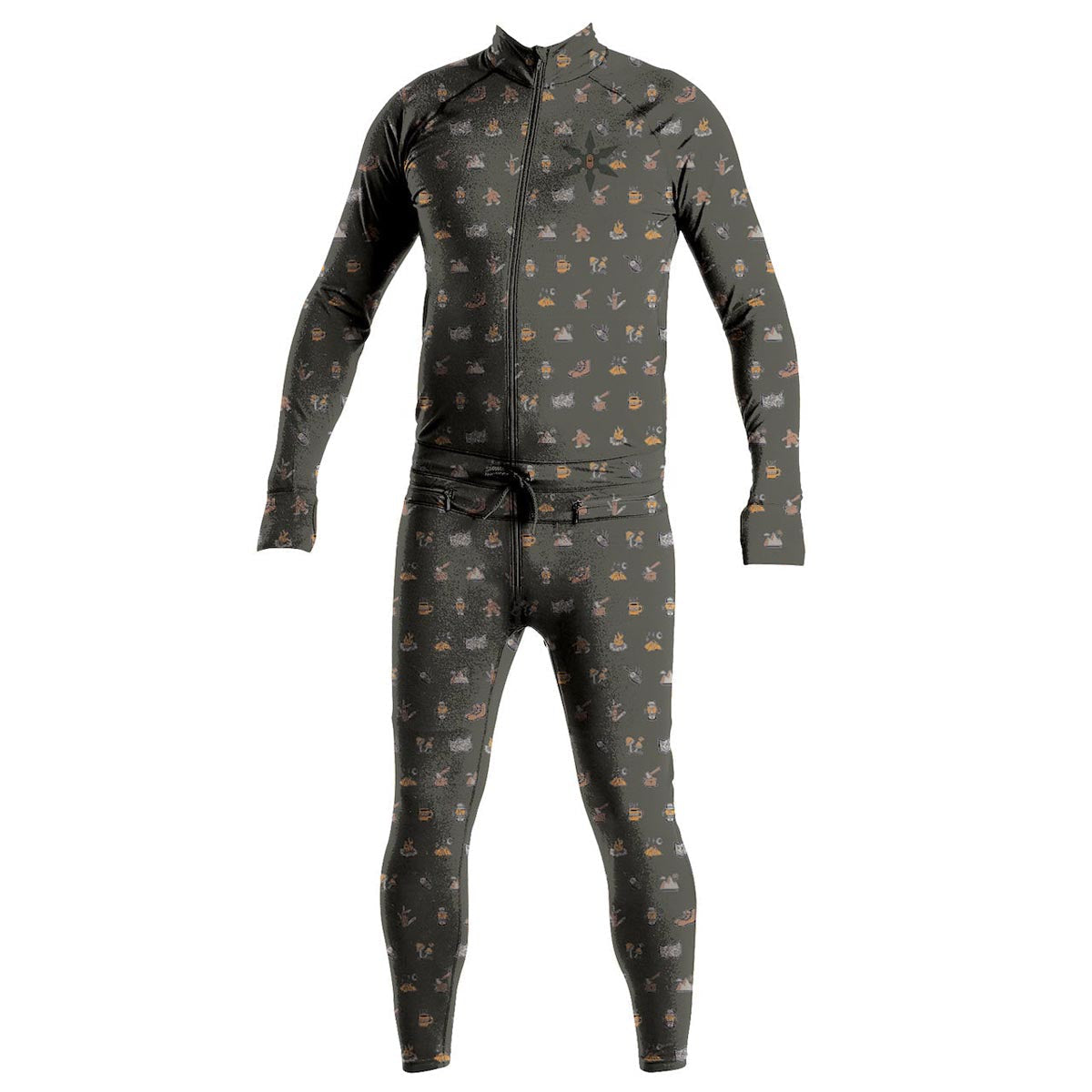 Airblaster Hoodless Ninja Suit Snowboard Base Layer - Resin Camp image 1