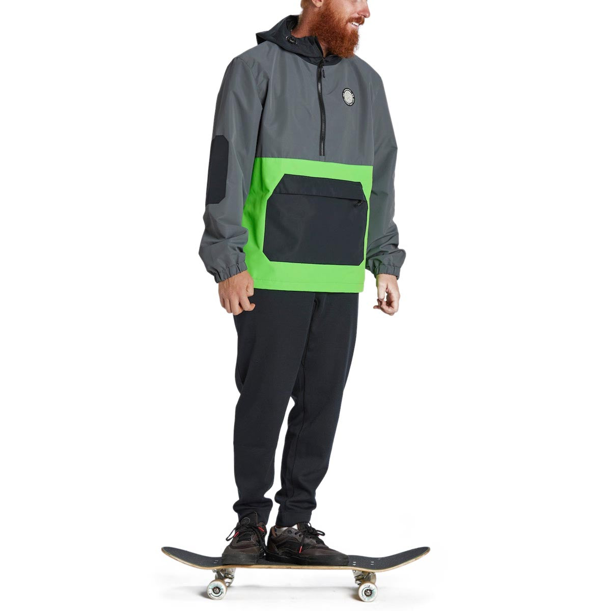 Airblaster Breakwinder Packable Hoodie - Hot Green image 2