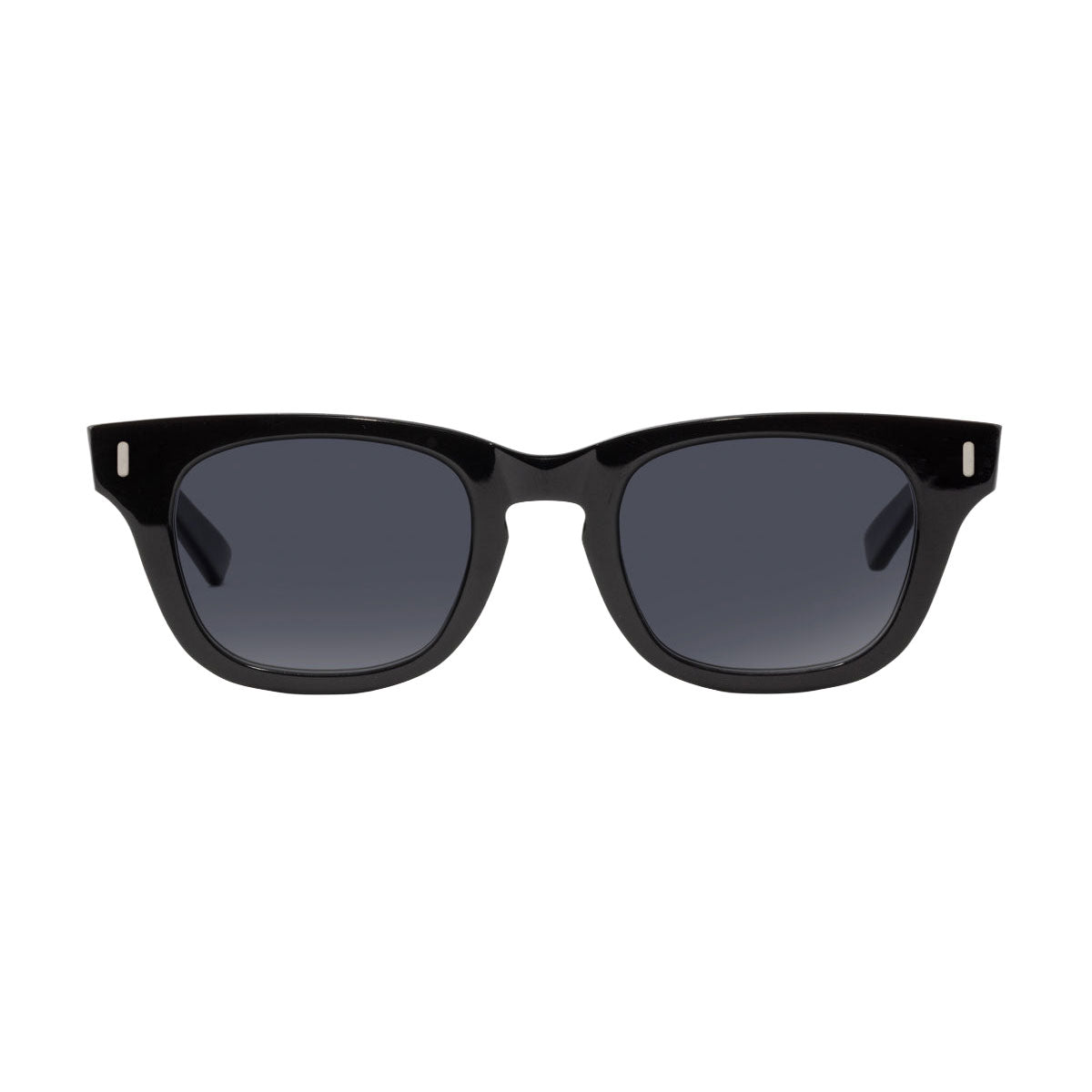 Decade Earl 50s Sunglasses - Gloss Black Acetate/Grey Tac Polarized image 2