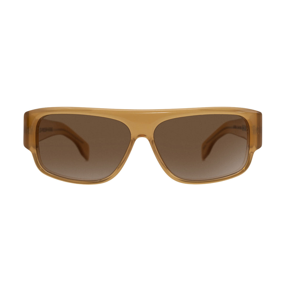 Decade Gordo 80s Sunglasses - Light Brown Acetate/Light Brown CR39 image 2