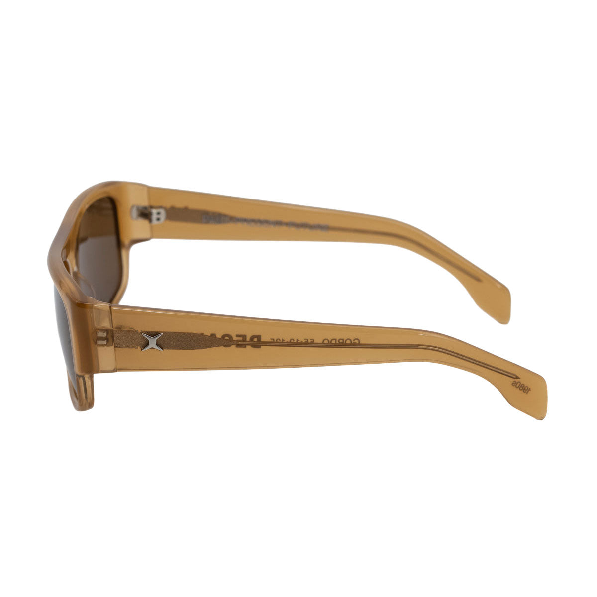 Decade Gordo 80s Sunglasses - Light Brown Acetate/Light Brown CR39 image 3