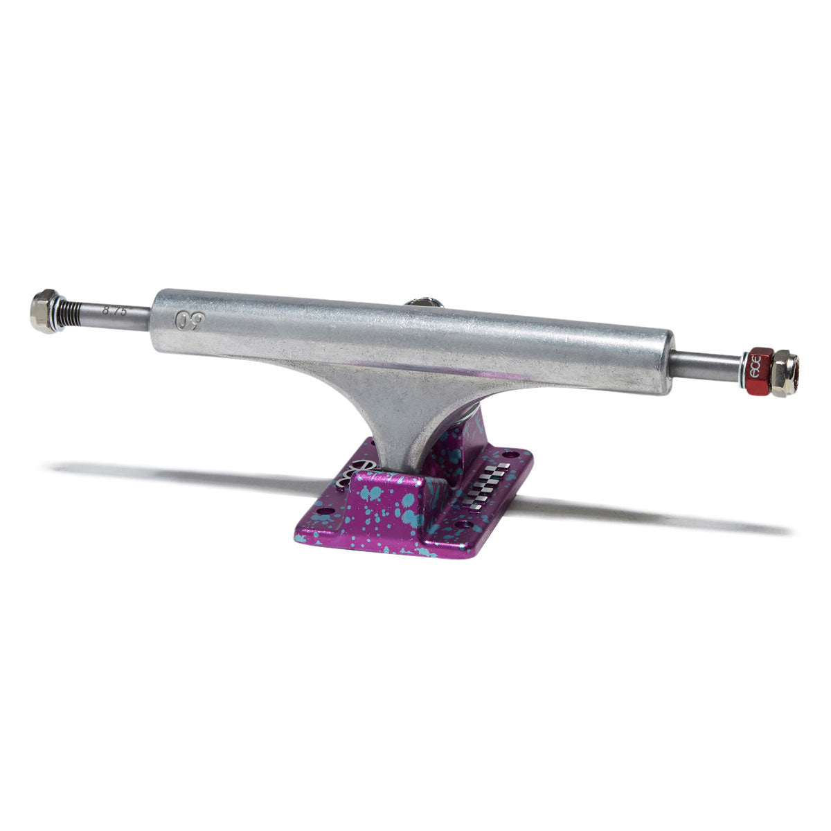 Ace AF1 Magenta Splatter Skateboard Trucks - Polished - 60 image 1