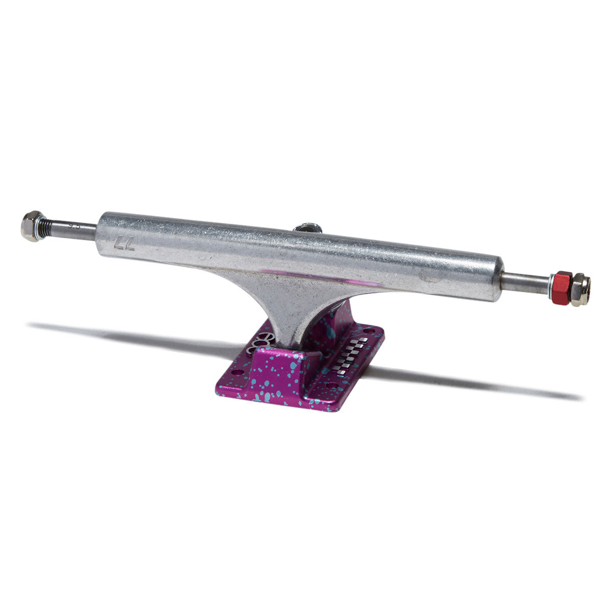Ace AF1 Magenta Splatter Skateboard Trucks - Polished - 77 image 1