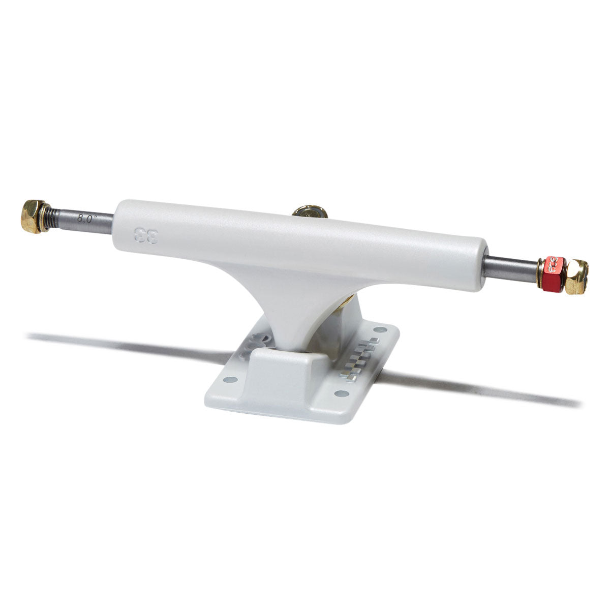 Ace AF1 Satin White Skateboard Trucks - Chrome - 33 image 1