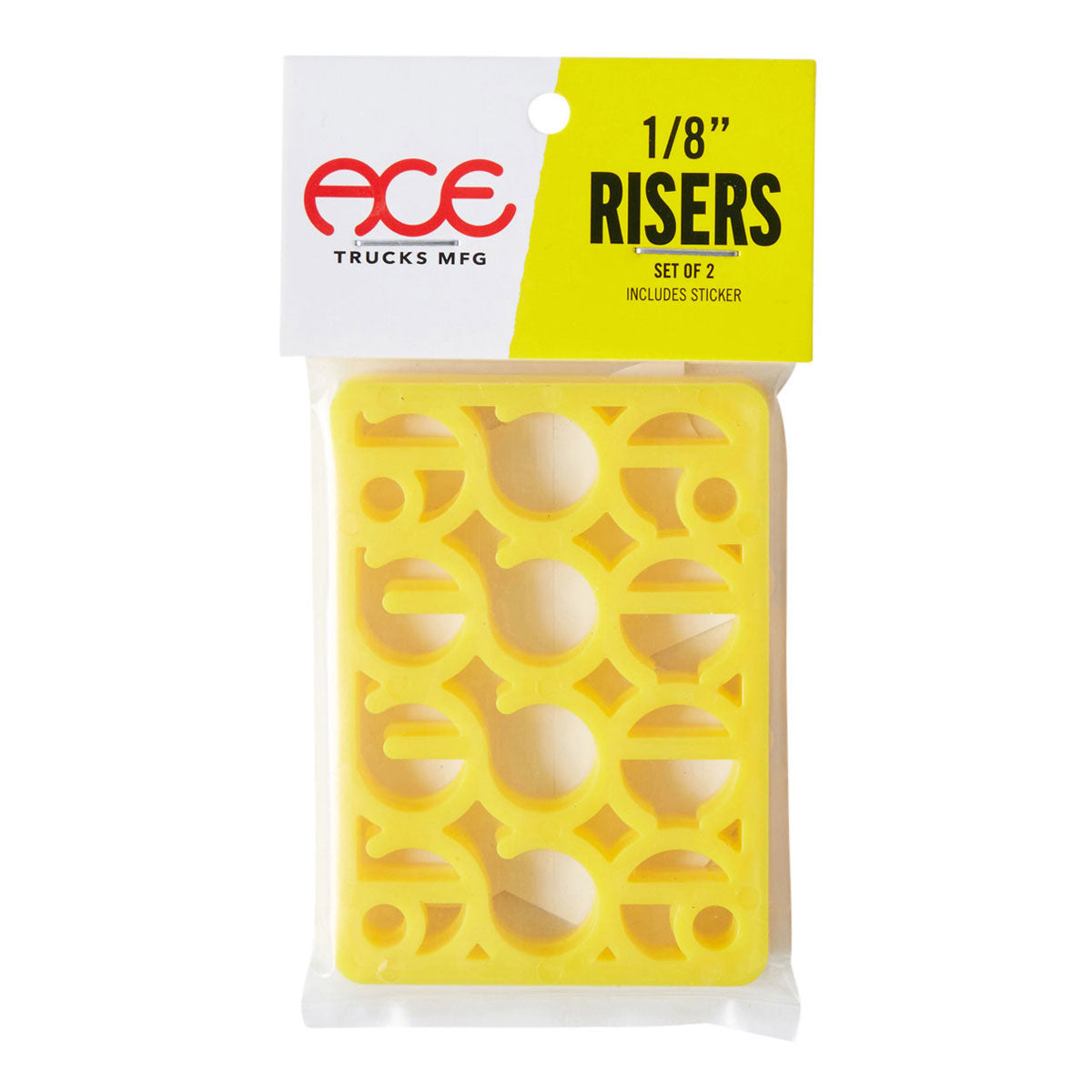 Ace Shims Risers - Yellow - 1/8