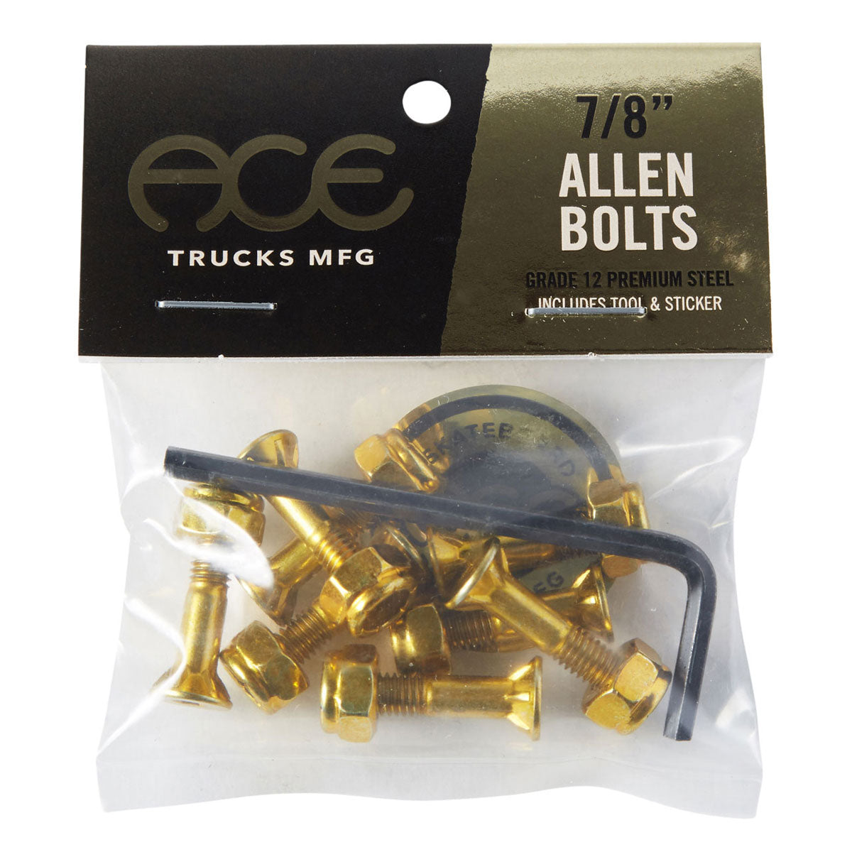 Ace Allen Bolts Hardware - Gold - 7/8