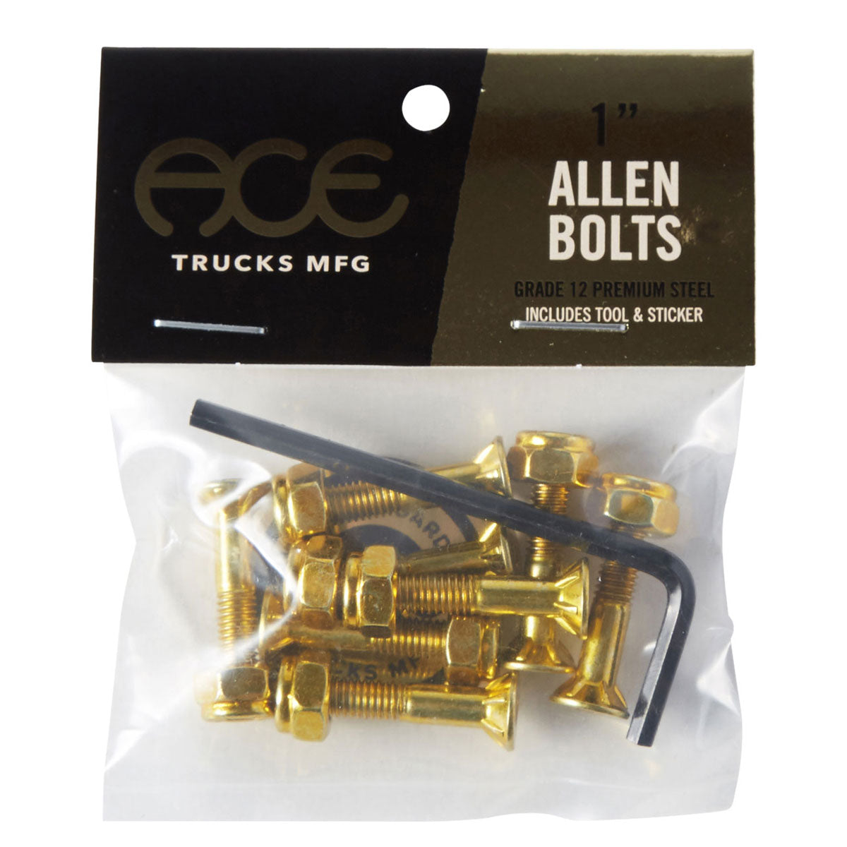 Ace Allen Bolts Hardware - Gold - 1
