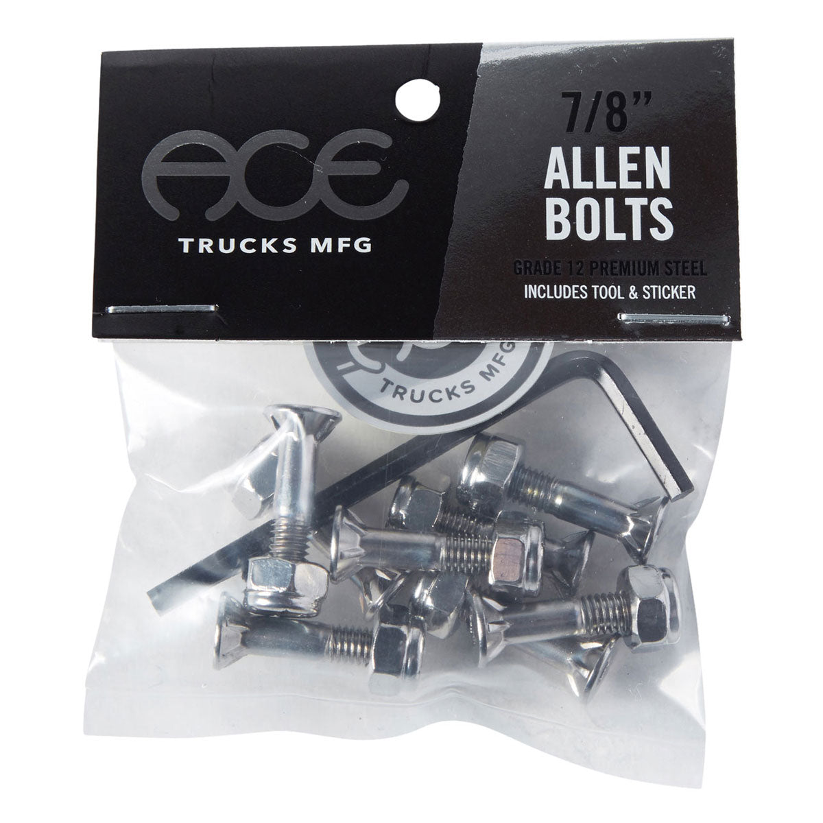 Ace Allen Bolts Hardware - Silver - 7/8