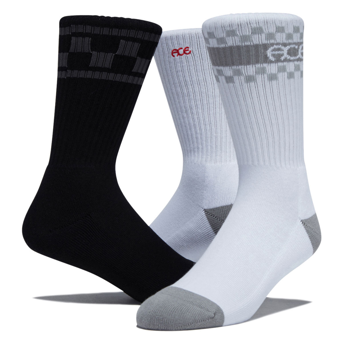 Ace 3 Pack Of Socks - White image 2
