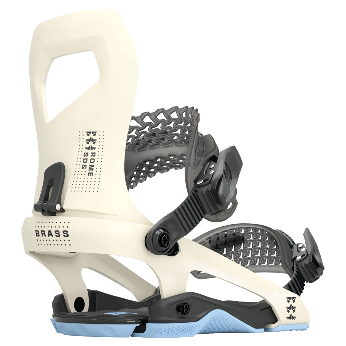 Rome SDS Brass 2024 Snowboard Bindings - Bone White image 1