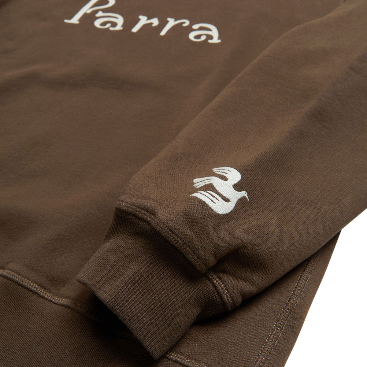 By Parra Weird Trad Logo Sweatshirt - Brown image 2