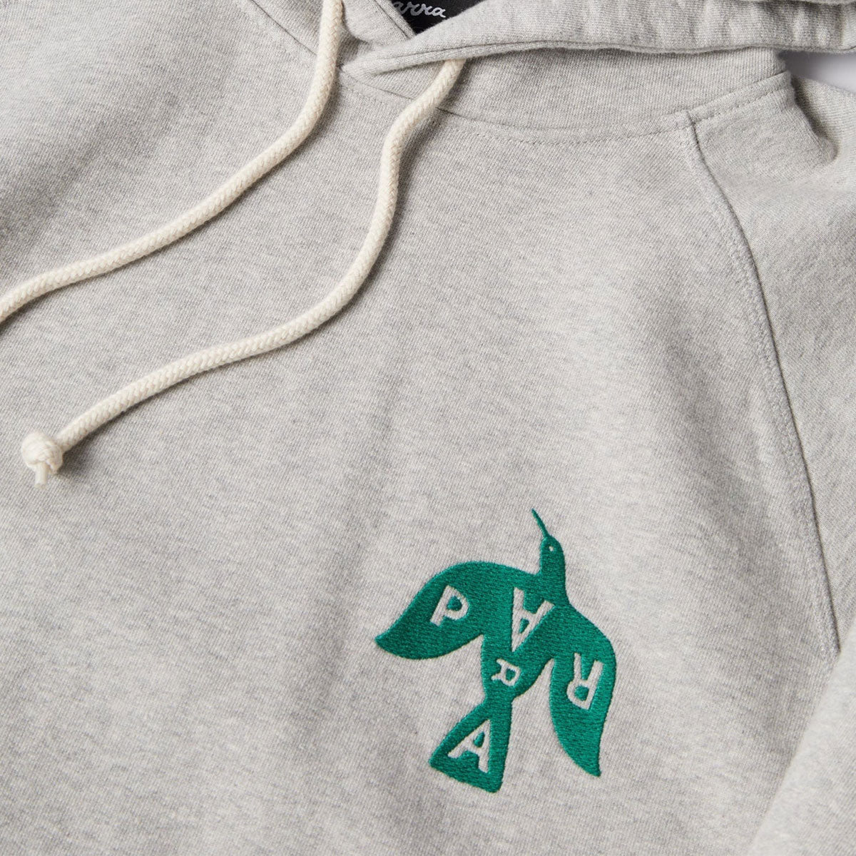 By Parra Crow Logo Hoodie - Heather Grey image 2