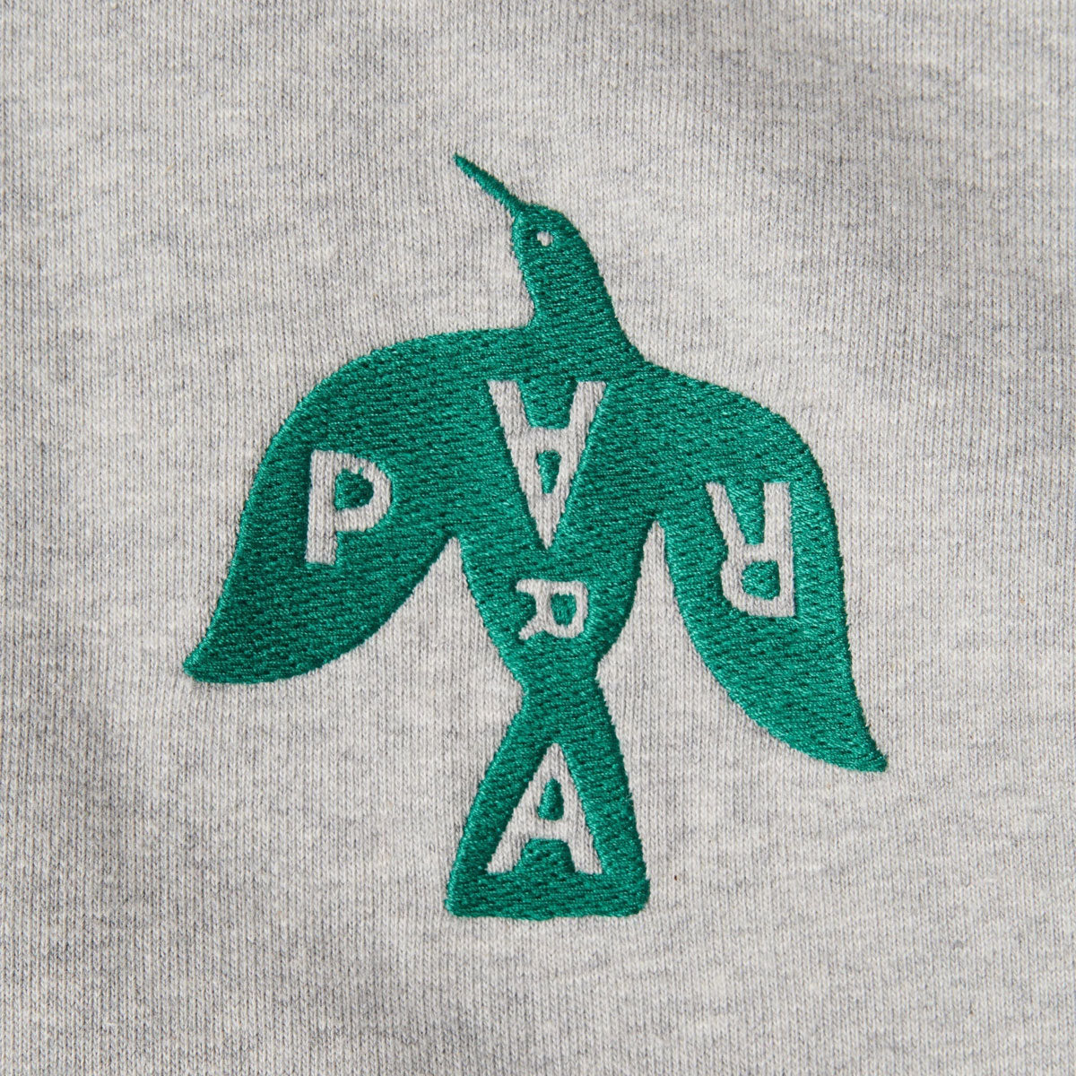 By Parra Crow Logo Hoodie - Heather Grey image 3