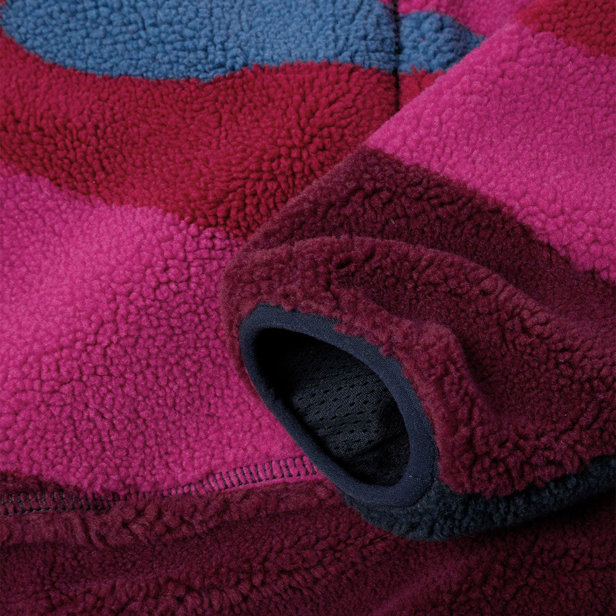 By Parra Full FTP Booster Polar Fleece Jacket - Red image 5