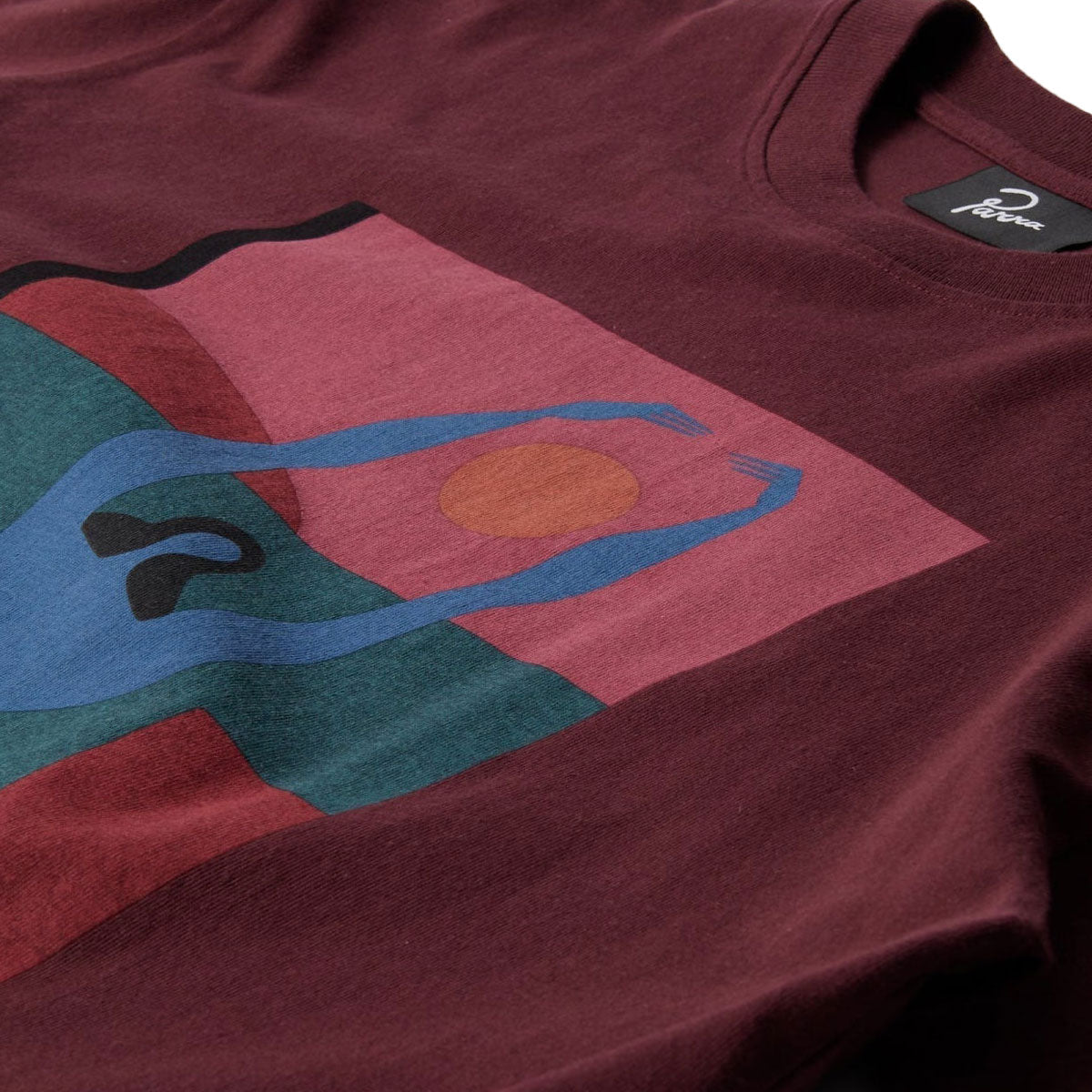 By Parra Protect The Sun T-Shirt - Dark Burgundy image 3