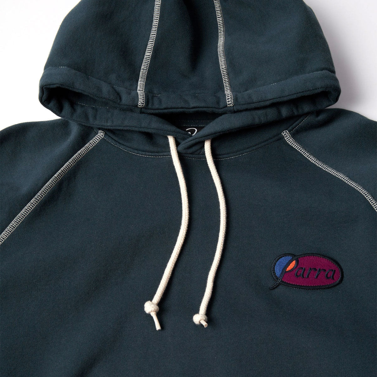By Parra Circled Script Logo Hoodie - Dark Blue image 2