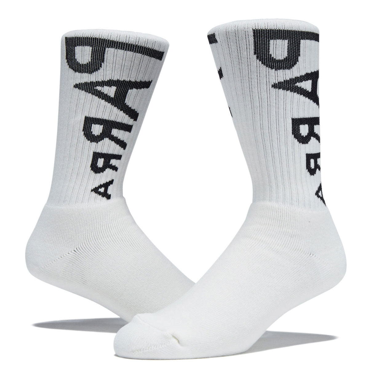 By Parra Reversed Flag Logo Crew Socks - White image 2