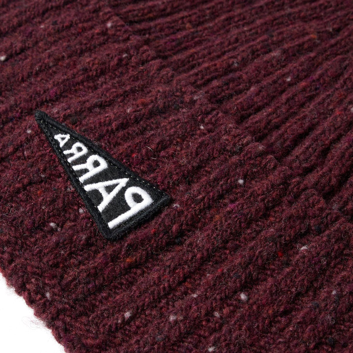 By Parra Reversed Flag Beanie - Dark Burgundy image 2
