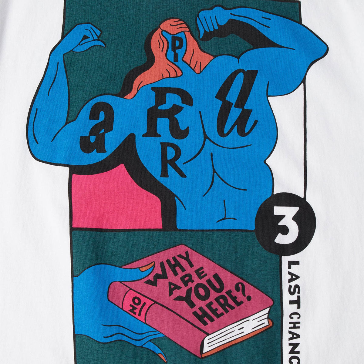 By Parra Why Are You Here T-Shirt - White image 4