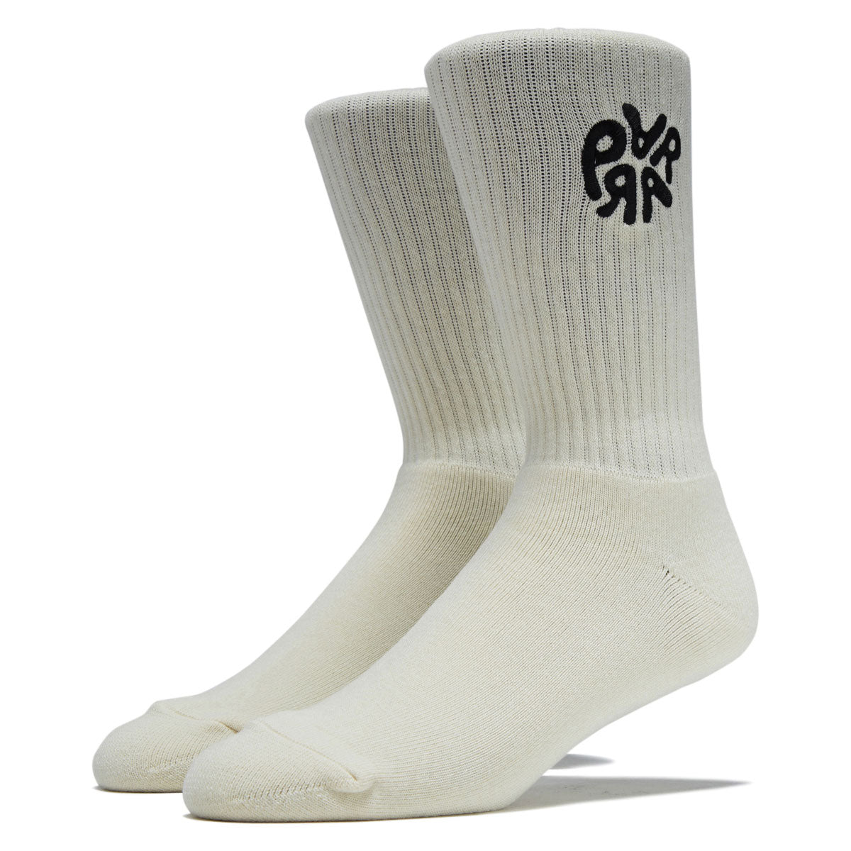 By Parra 1976 Logo Crew Socks - Off White image 1