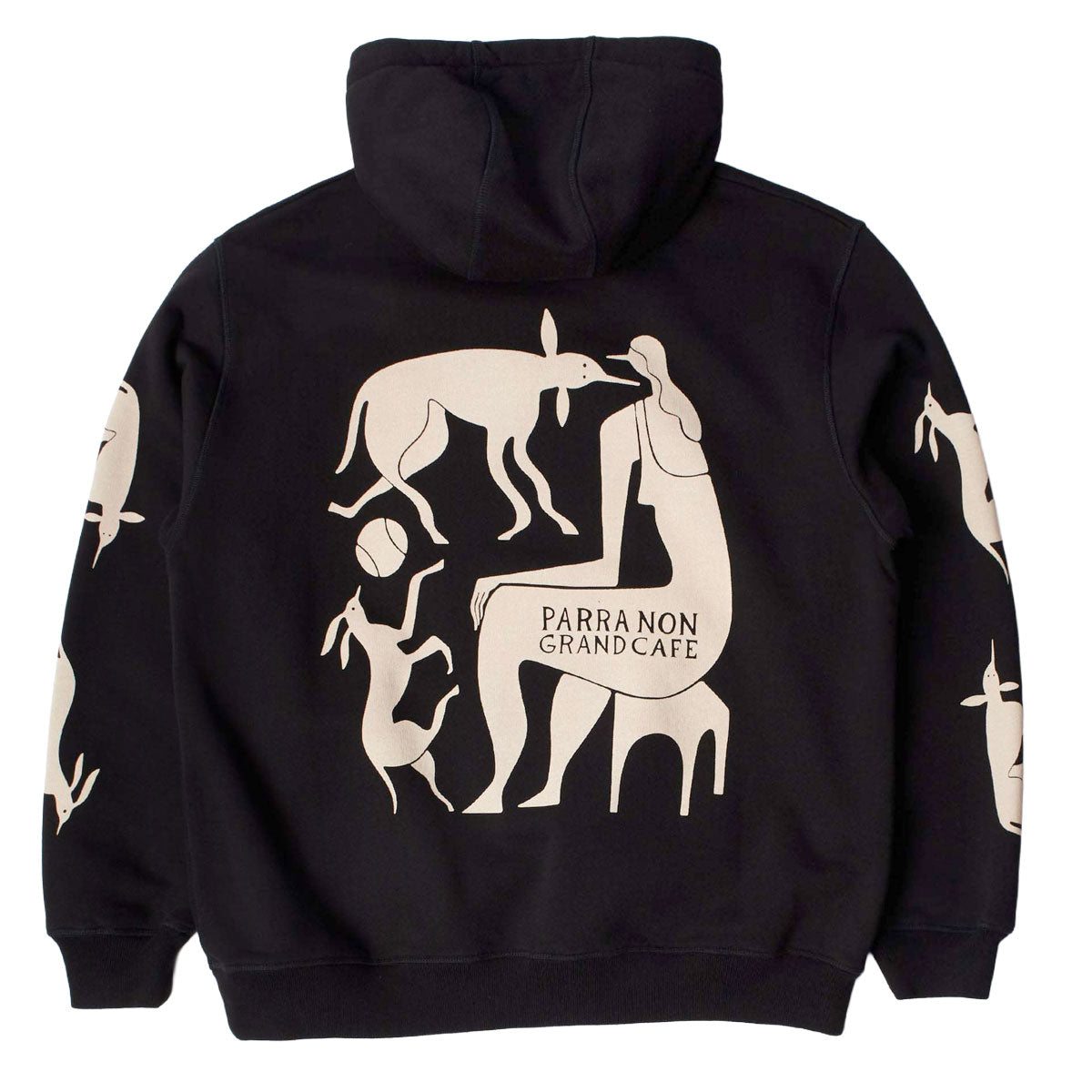 By Parra Non Grand Cafe Hoodie - Black image 2