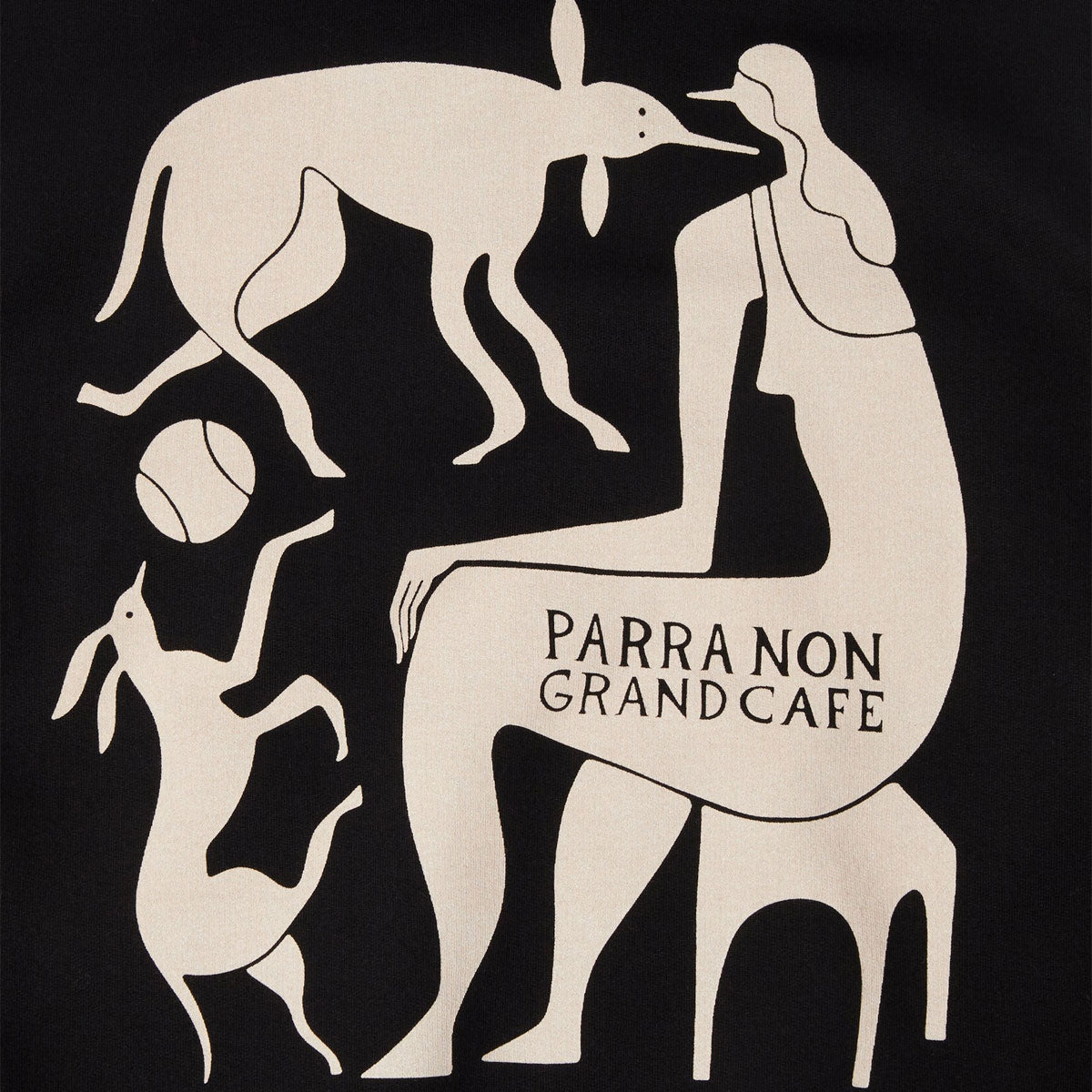 By Parra Non Grand Cafe Hoodie - Black image 5