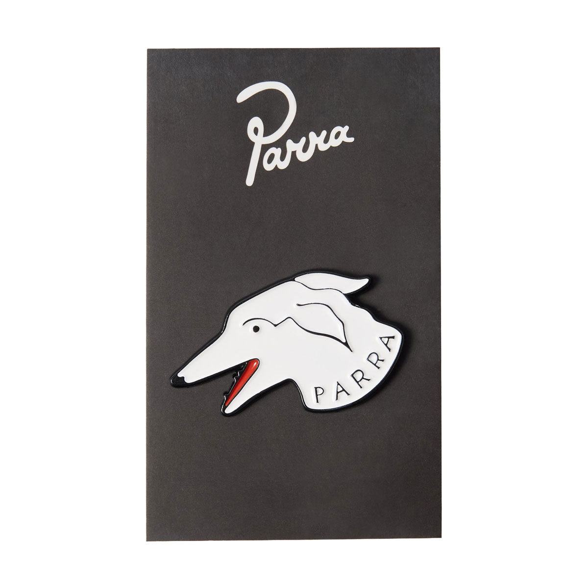By Parra Dogface Enamel Pin - White image 2