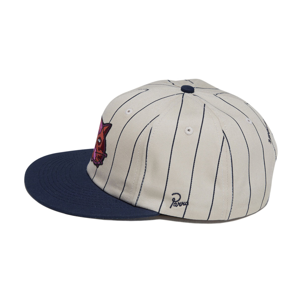 By Parra Earl Face 6 Panel Hat - Blue image 3