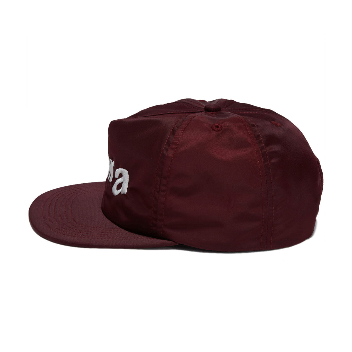 By Parra Distorted 90s Memory 6 Panel Hat - Dark Red image 3