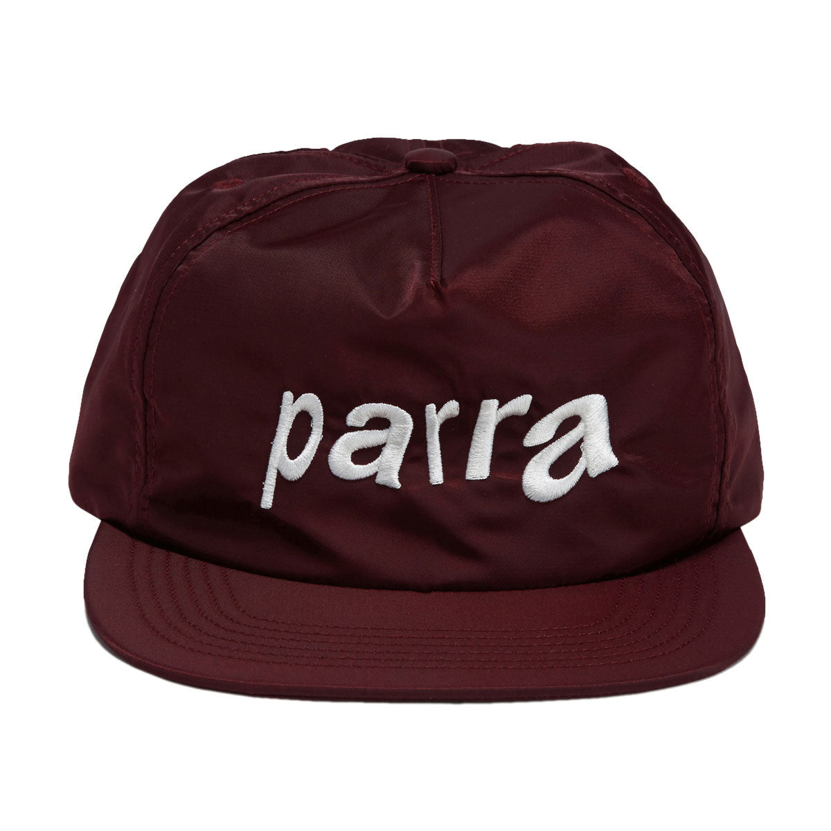 By Parra Distorted 90s Memory 6 Panel Hat - Dark Red image 5