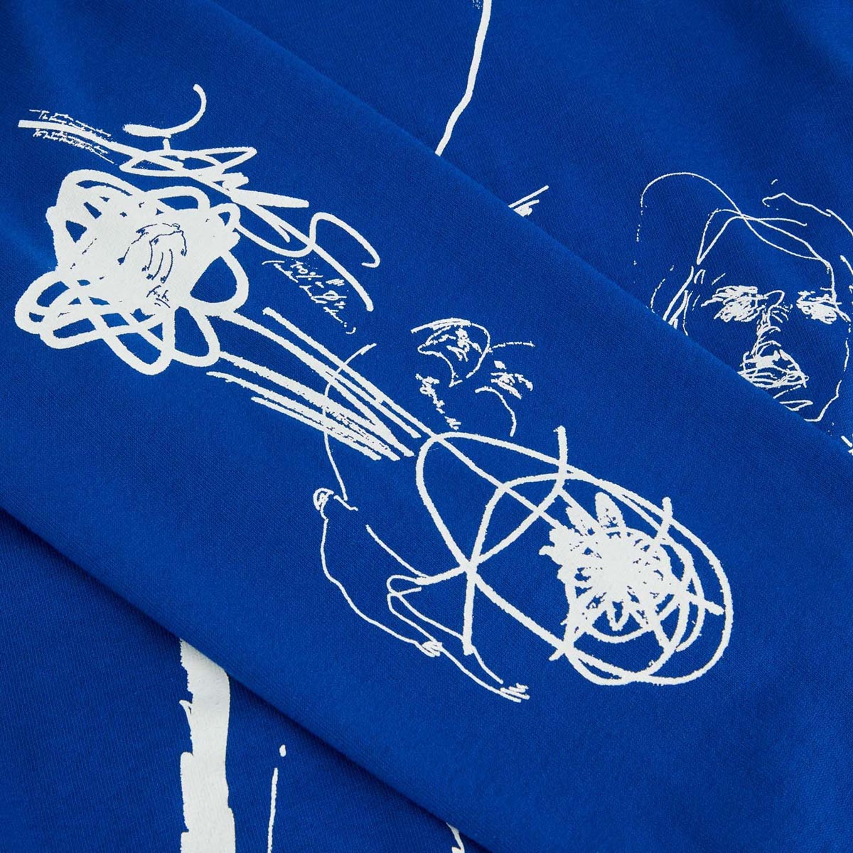 Last Resort AB x Julian Smith Expando Long Sleeve T-Shirt - Klein Blue/White image 3