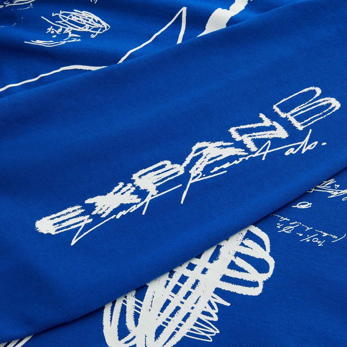 Last Resort AB x Julian Smith Expando Long Sleeve T-Shirt - Klein Blue/White image 4