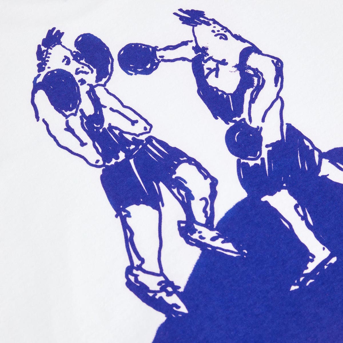 Last Resort AB x Julian Smith Boxers T-Shirt - White/Dirty Blue image 4