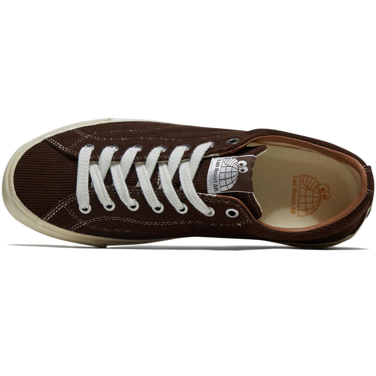 Last Resort AB VM003 Cord Lo Shoes - Dark Brown/White image 3