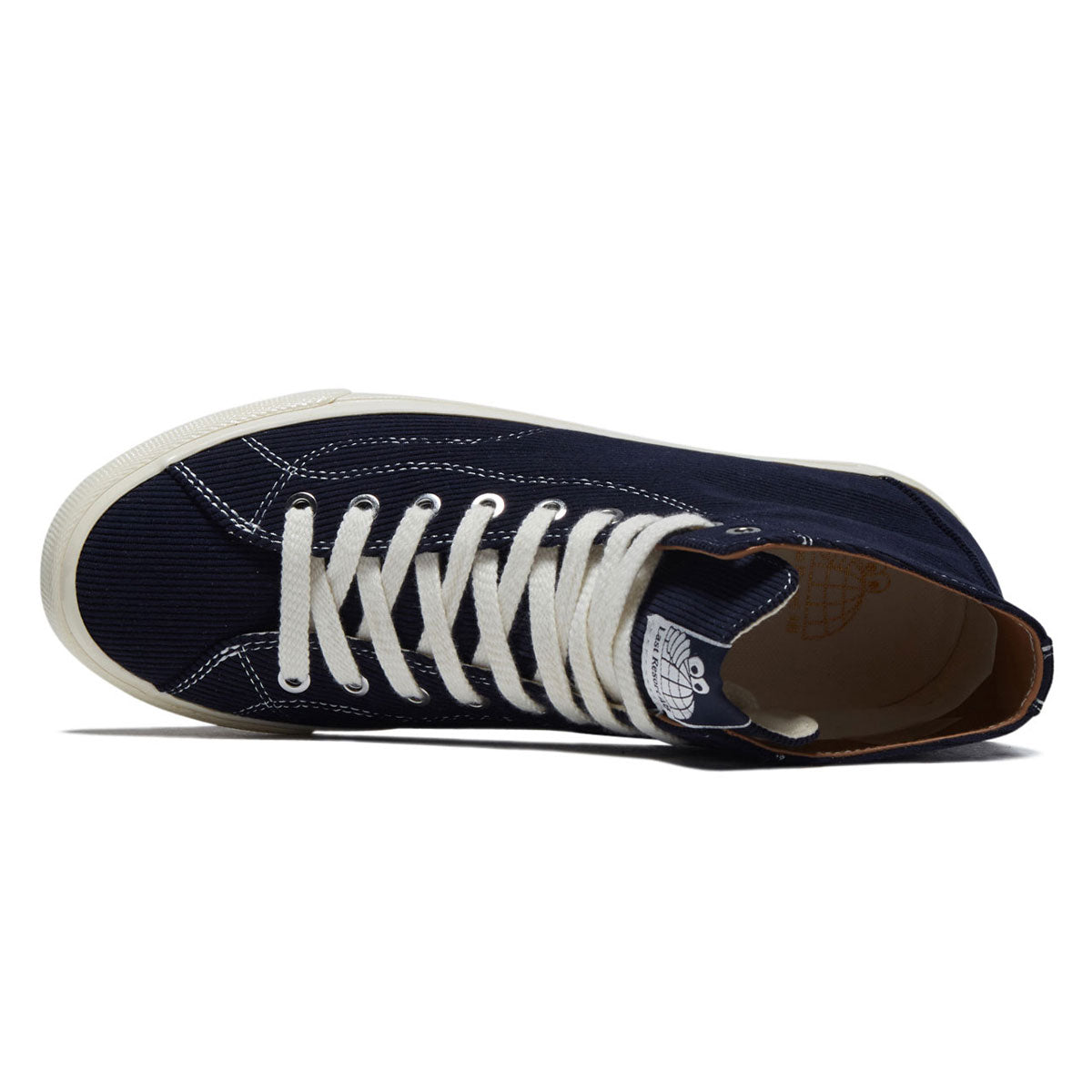 Last Resort AB VM003 Cord Hi Shoes - Dark Navy/White image 3