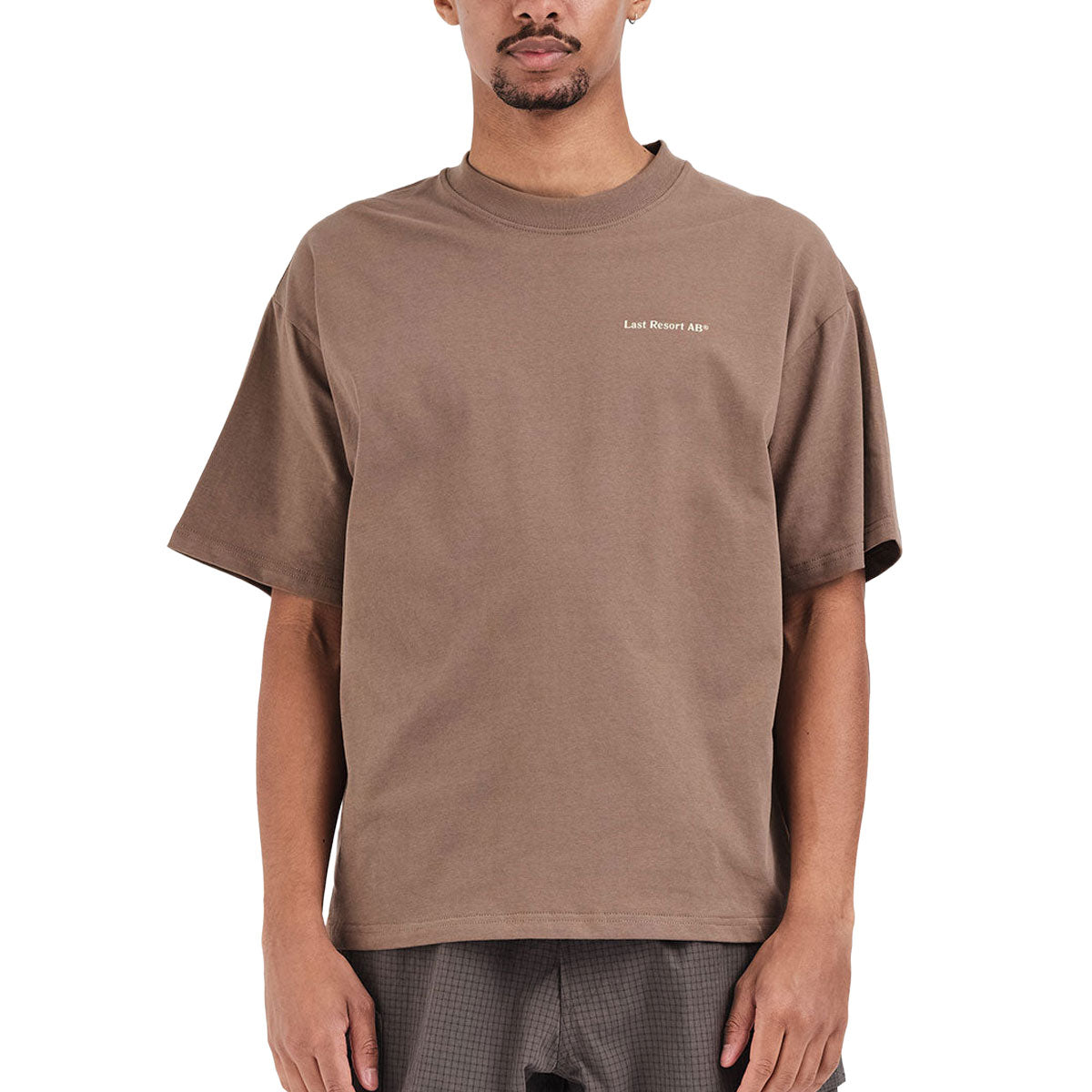Last Resort AB Atlas Mono T-Shirt - Washed Brown/Beige image 3