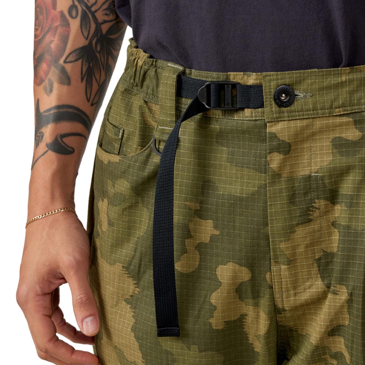 686 Cruiser Wide Fit Pants - Og Green Camo image 3