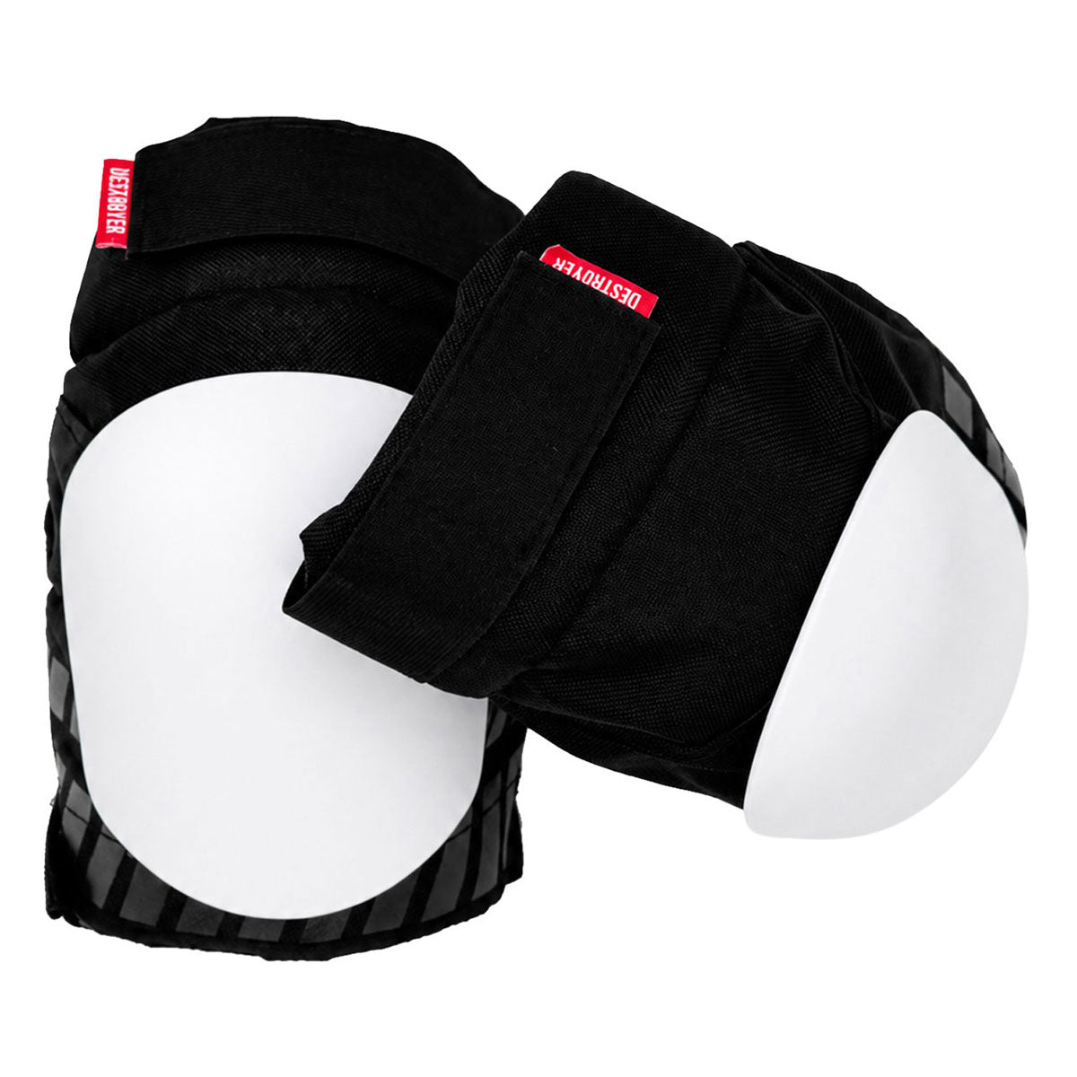 Destroyer A Series Knee Pads - Black/White image 1