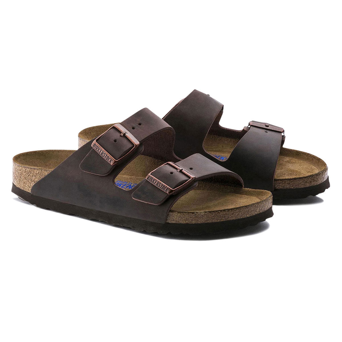 Birkenstock Arizona Soft Footbed Sandals Shoes - Habana Oiled Leather image 2