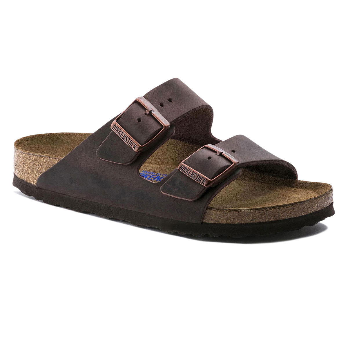Birkenstock Arizona Soft Footbed Sandals Shoes - Habana Oiled Leather image 5