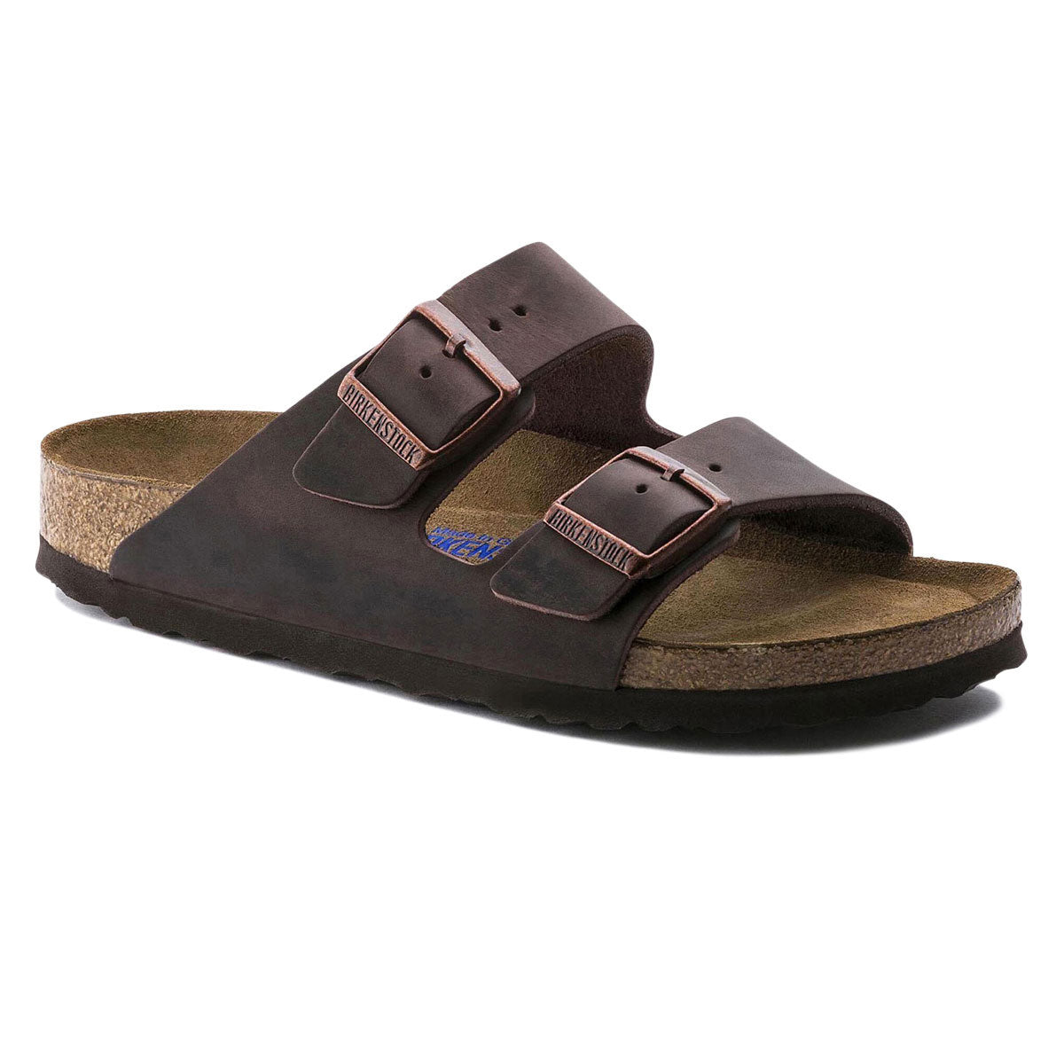 Birkenstock Womens Arizona Soft Footbed Sandals Shoes - Habana Oiled Leather image 5