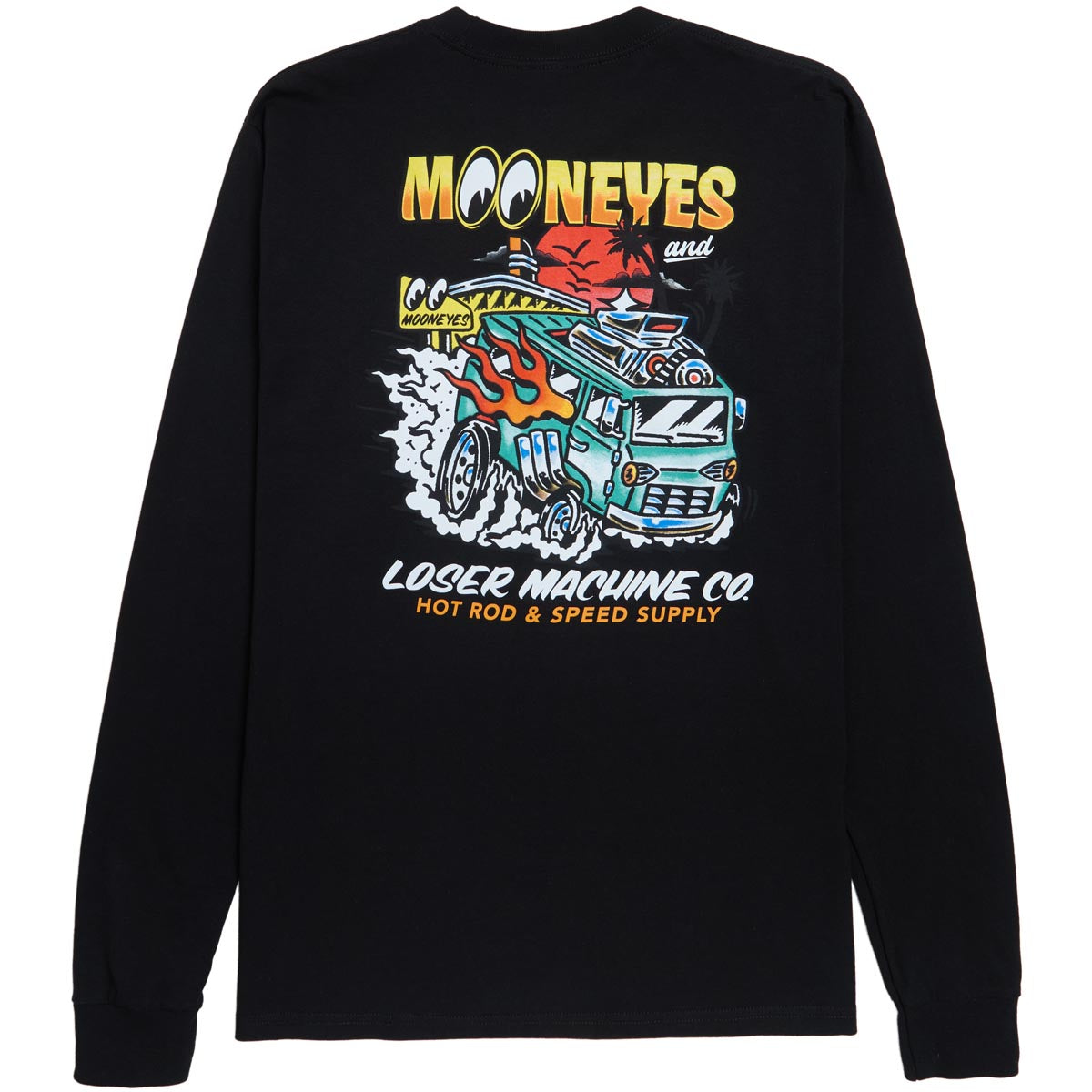 Loser Machine Econo Hauling Long Sleeve T-Shirt - Black image 1