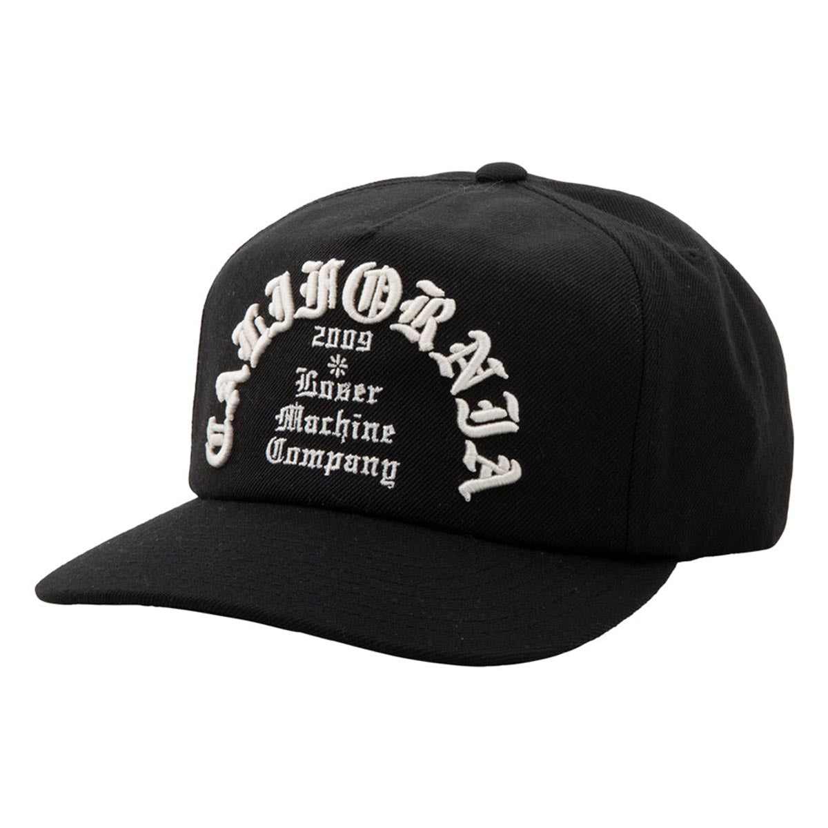 Loser Machine Fanatic Snapback Hat - Black image 1