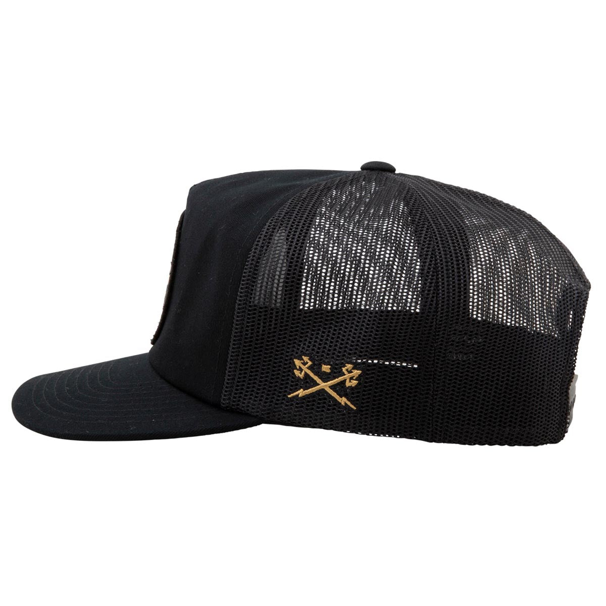 Dark Seas Nav Trucker Hat - Black image 4