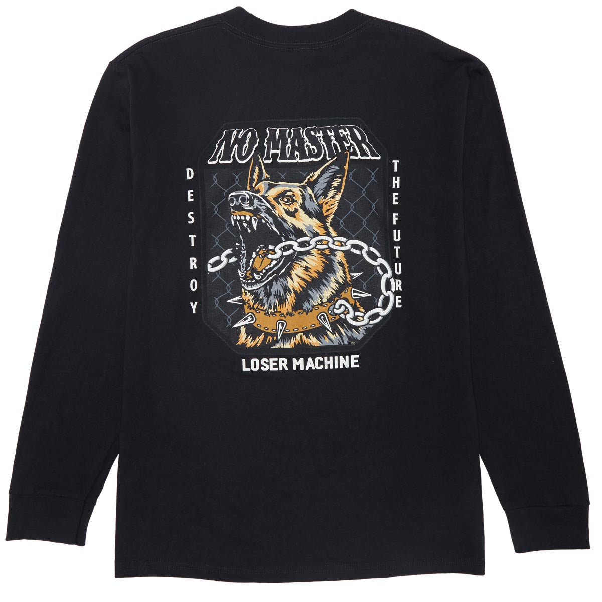 Loser Machine No Master Long Sleeve T-Shirt - Black image 1