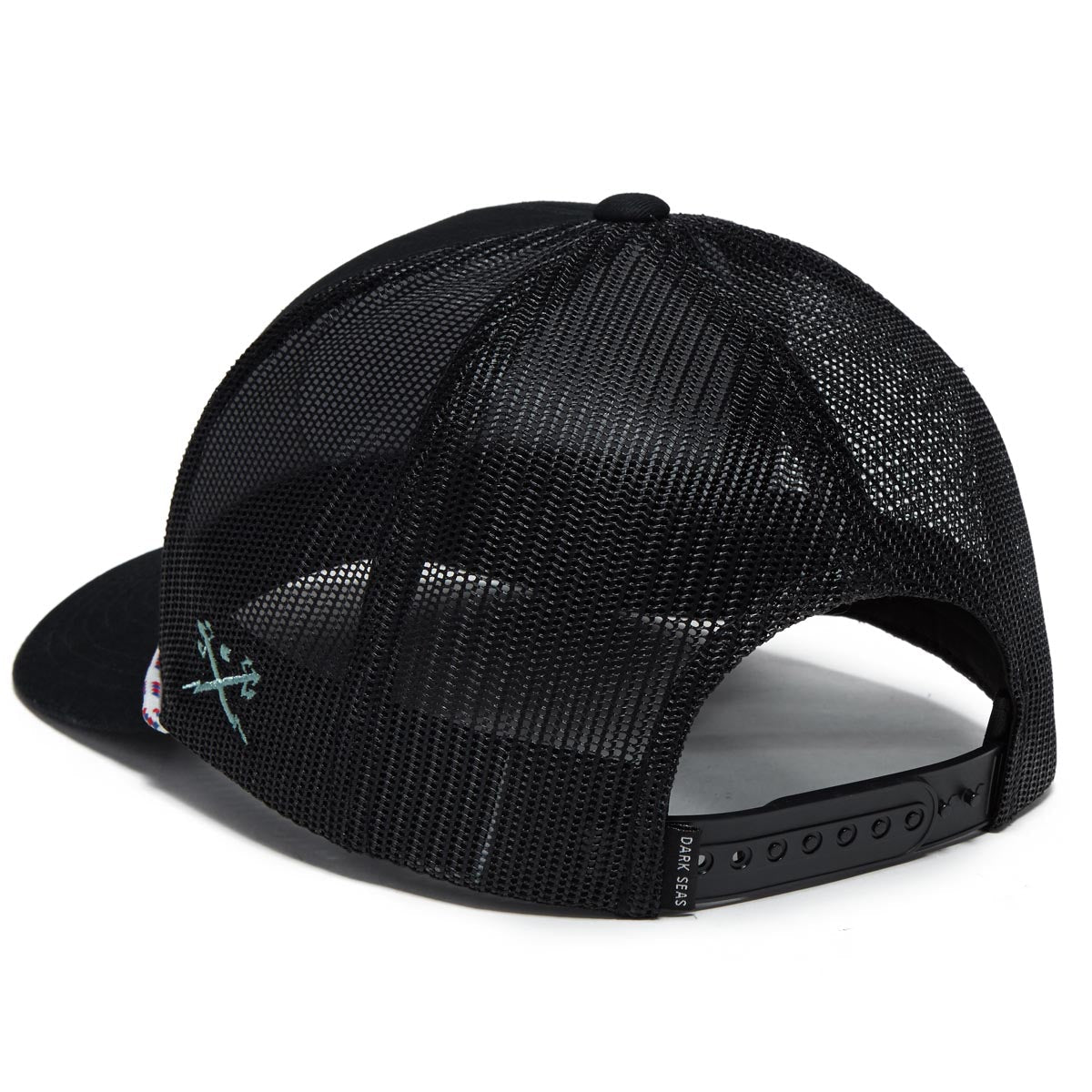 Dark Seas Nav Low Hat - Black image 2