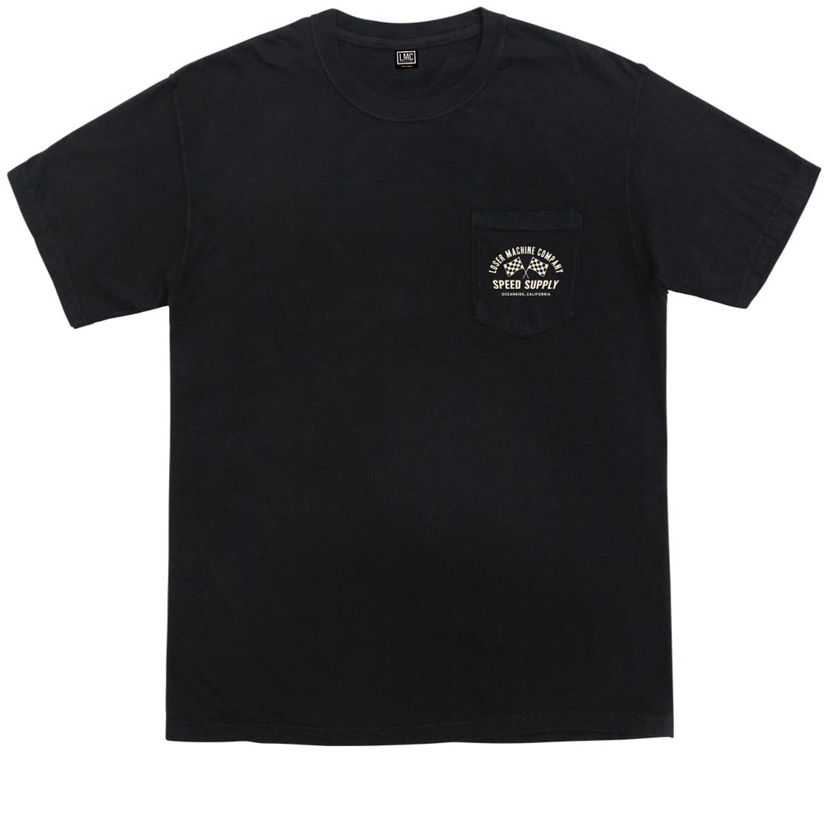 Loser Machine Long Roads Pocket T-Shirt - Black image 1