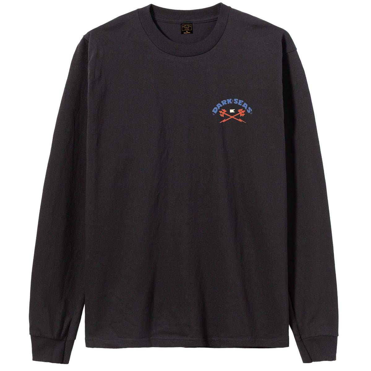 Dark Seas Outer Reef Long Sleeve T-Shirt - Black image 2