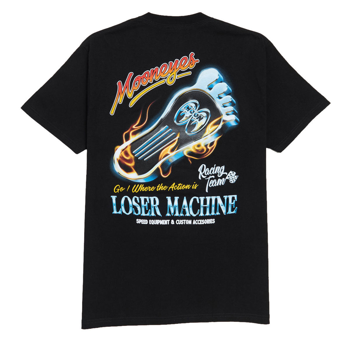 Loser Machine Red Hot T-Shirt - Black image 1